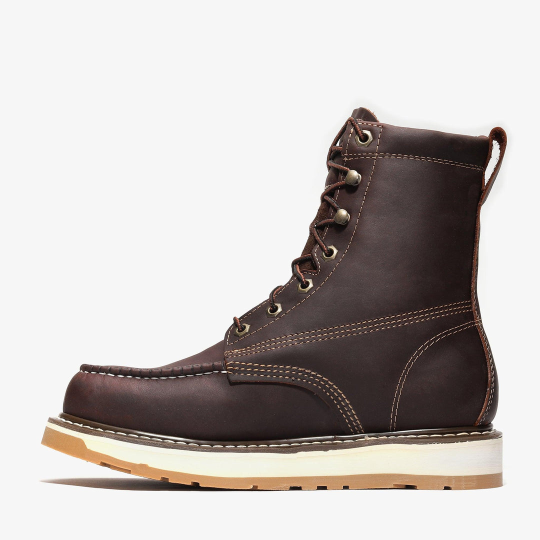 FRONTIER DUAL 8" MEN'S MOC TOE WORK BOOT STEEL TOE - FRONTIER DUAL 8" MEN'S MOC TOE WORK BOOT STEEL TOE - undefined - Bonanza Boots