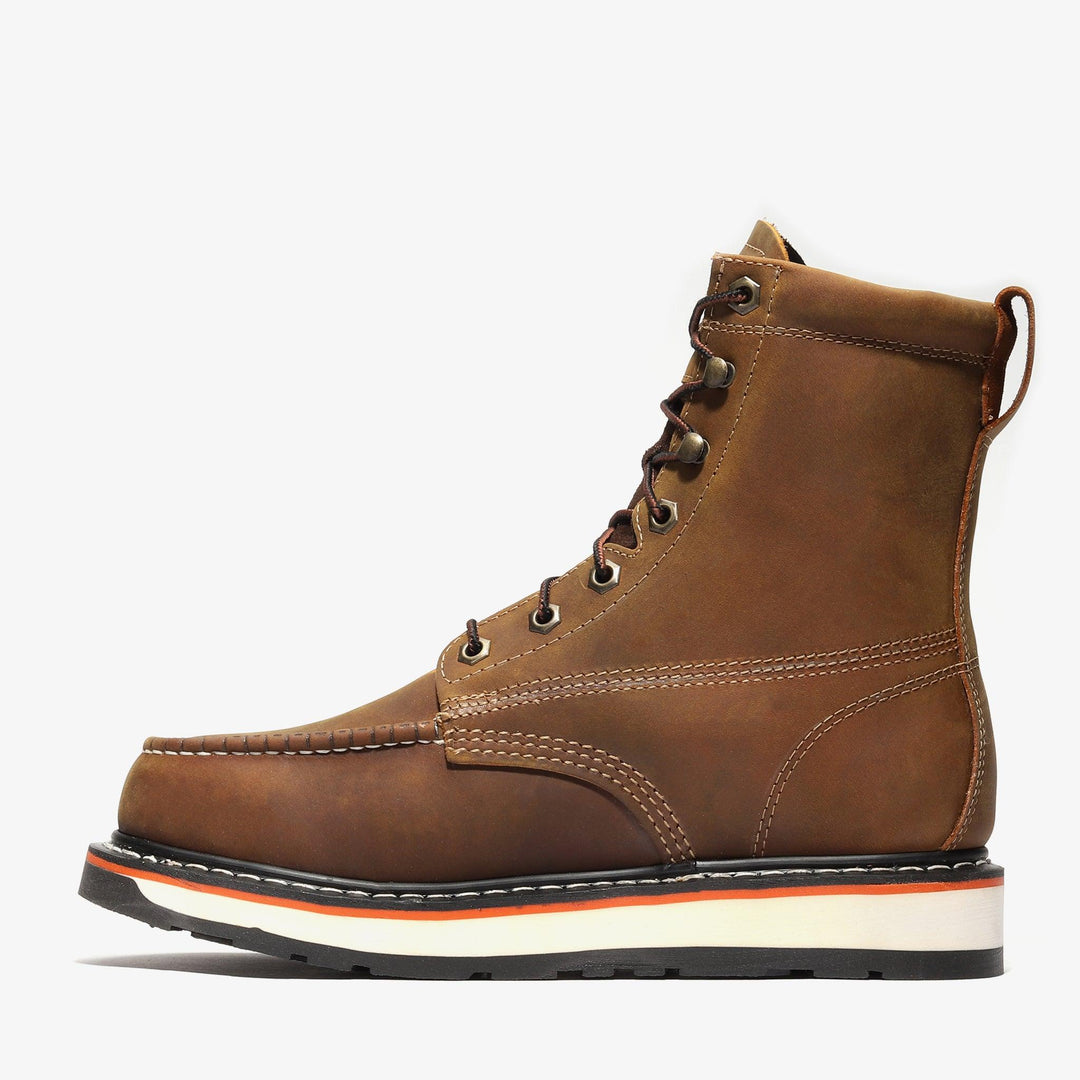 FRONTIER DUAL 8" MEN'S MOC TOE WORK BOOT STEEL TOE - FRONTIER DUAL 8" MEN'S MOC TOE WORK BOOT STEEL TOE - undefined - Bonanza Boots