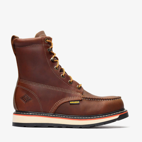 FRONTIER DUAL 8" MOC TOE - FRONTIER DUAL 8" MOC TOE - 6 / Crazy Brown - Bonanza Boots