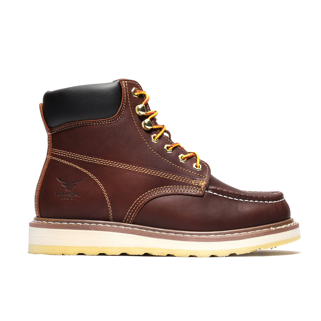 Belmont 6" Moc Toe Boot