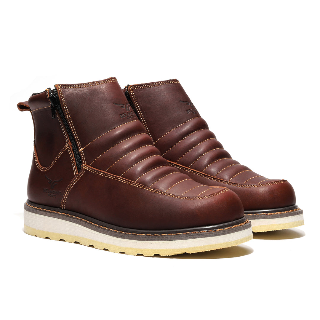 Belmont 6" Double Zipper Boot