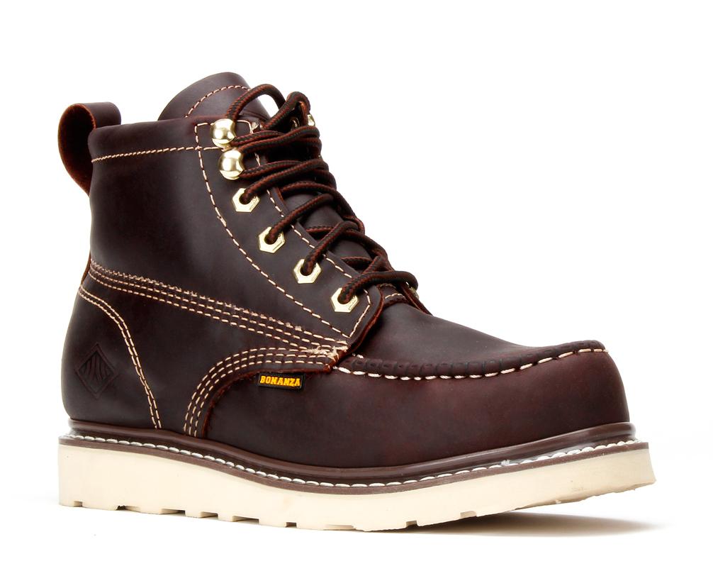FRONTIER | 6" Classic Moc Toe Wedge Sole Boot